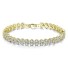 Damen-Kristallarmband mit Zirkonen J545 golden