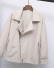 Damen-Kunstlederjacke A1828 beige