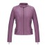 Damen-Kunstlederjacke P1541 lila