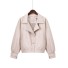 Damen-Kunstlederjacke P1839 beige