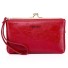 Damen-Lederbrieftasche M288 rot