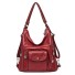 Damen-Lederhandtasche M1045 weinrot