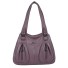 Damen-Lederhandtasche M1127 hellviolett