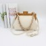 Damen-Lederhandtasche M1133 creme