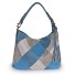 Damen-Lederhandtasche M1152 blau