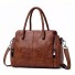 Damen-Lederhandtasche M1154 braun