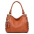 Damen-Lederhandtasche M1158 braun