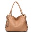 Damen-Lederhandtasche M1158 khaki