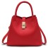 Damen-Lederhandtasche M1185 rot