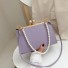 Damen-Lederhandtasche M1198 hellviolett