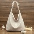 Damen-Lederhandtasche M1240 creme