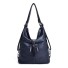 Damen-Lederhandtasche M1242 dunkelblau