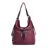 Damen-Lederhandtasche M1242 weinrot