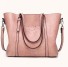 Damen-Lederhandtasche M1253 rosa