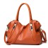 Damen-Lederhandtasche M1271 braun