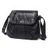 Damen-Lederhandtasche M1300 schwarz