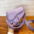 Damen-Lederhandtasche M1306 hellviolett