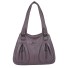 Damen-Lederhandtasche M1327 lila