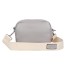 Damen-Lederhandtasche M1341 grau