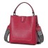 Damen-Lederhandtasche M1397 dunkelrosa