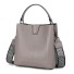 Damen-Lederhandtasche M1397 grau