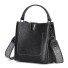 Damen-Lederhandtasche M1397 schwarz