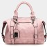 Damen-Lederhandtasche M1398 rosa