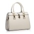 Damen-Lederhandtasche M1463 creme