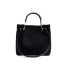 Damen-Lederhandtasche M1504 schwarz