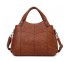 Damen-Lederhandtasche M1537 braun