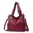 Damen-Lederhandtasche M1605 weinrot