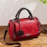 Damen-Lederhandtasche M1642 weinrot