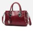 Damen-Lederhandtasche M1645 weinrot