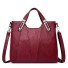 Damen-Lederhandtasche M1669 weinrot