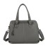 Damen-Lederhandtasche M1670 dunkelgrau