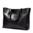 Damen-Lederhandtasche M1683 schwarz