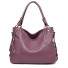 Damen-Lederhandtasche M1688 lila