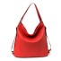 Damen-Lederhandtasche M1691 rot