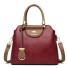 Damen-Lederhandtasche M1700 weinrot