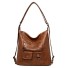 Damen-Lederhandtasche M743 braun