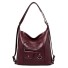 Damen-Lederhandtasche M743 weinrot