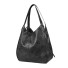 Damen-Lederhandtasche M745 schwarz