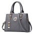 Damen-Lederhandtasche M780 grau