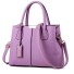 Damen-Lederhandtasche M790 hellviolett