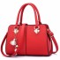 Damen-Lederhandtasche M794 rot