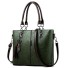 Damen-Lederhandtasche M813 oliv