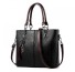 Damen-Lederhandtasche M813 schwarz