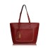 Damen-Lederhandtasche M818 weinrot