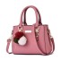 Damen-Lederhandtasche M828 rosa