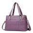 Damen-Lederhandtasche M889 hellviolett